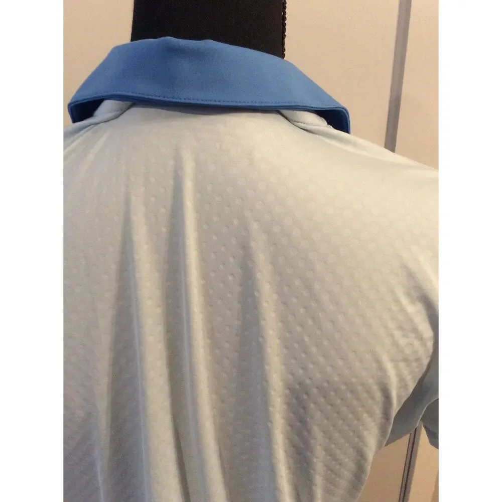NEW NWT Nike Golf Tour Performance Powder Blue Short Sleeve Women's Size Medium